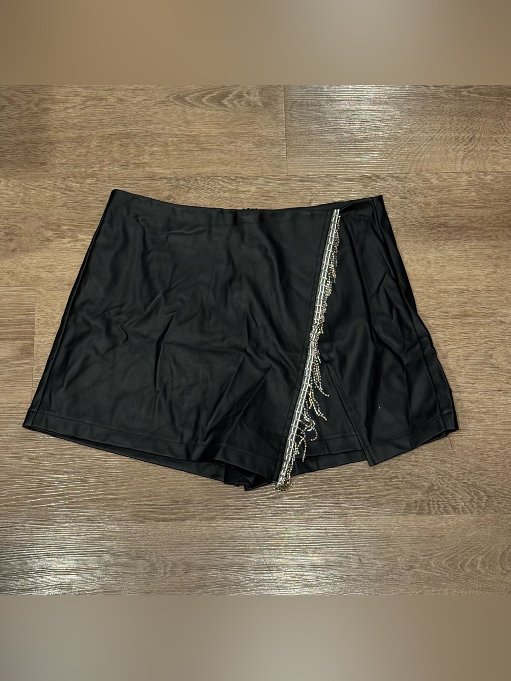 Black Women’s Embellished Skort Shorts
